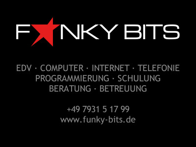 Dentlein am Forst (Ansbach, Mittelfranken) EDV IT Computer WebDesign Software Hardware Beratung Programmierung Alternativen Homepage WebSite Funky Bits
